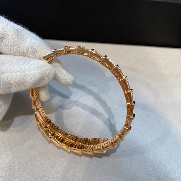 Bulgari inlaid decoration diamond bracelet - Picture 2 of 9